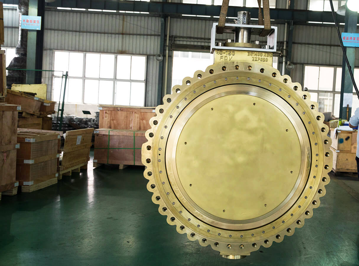 fire safe double offset high performance butterfly valve